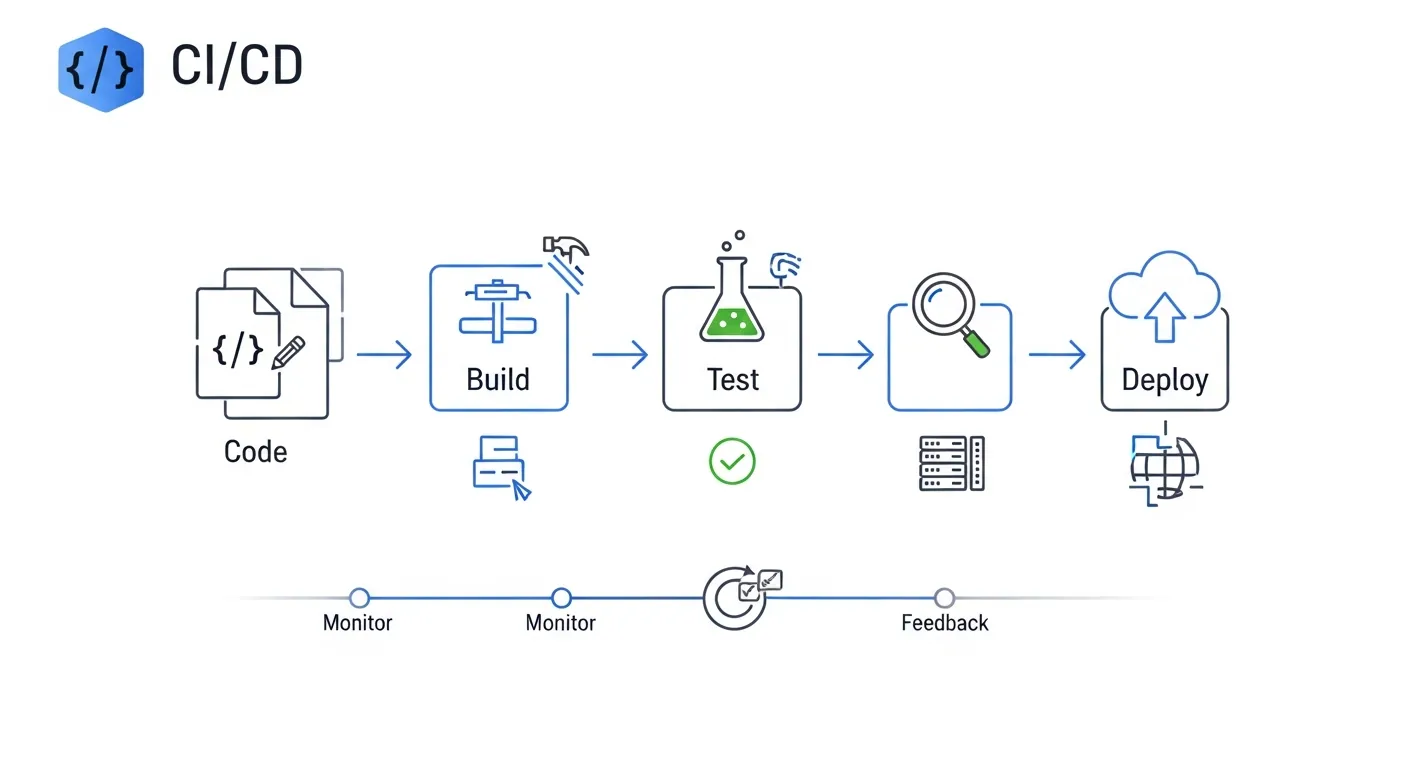 Alt Text: Pipeline de automação DevOps