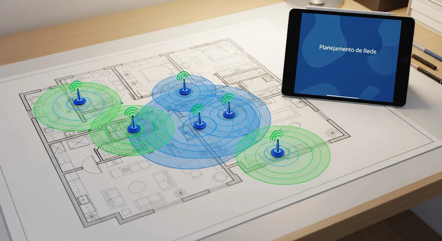 Planta baixa para site survey preditivo
