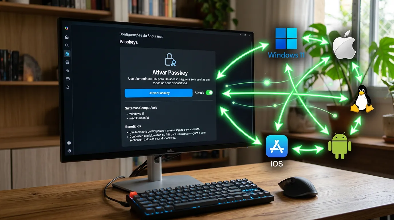 Portabilidade de passkeys entre diferentes plataformas