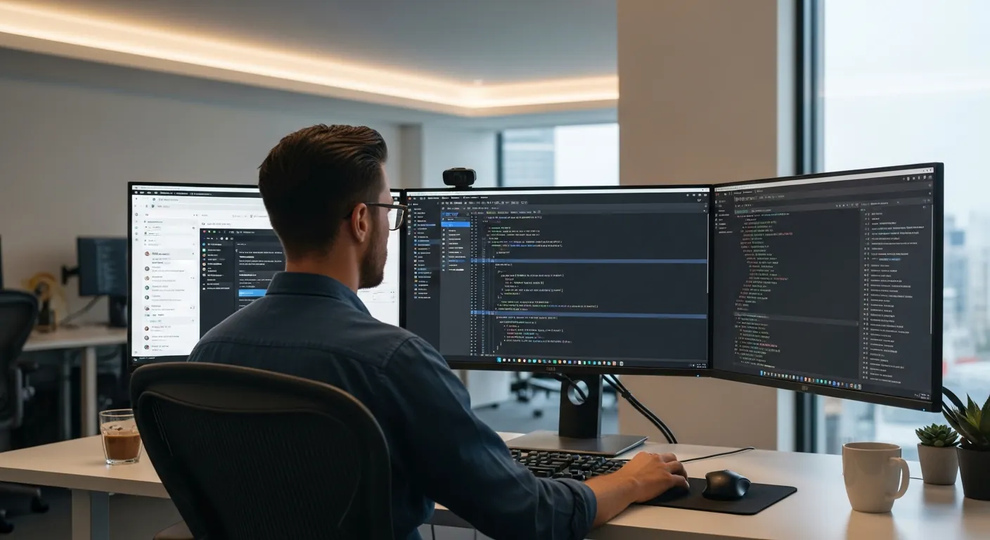 Portfólio de desenvolvedor profissional em destaque