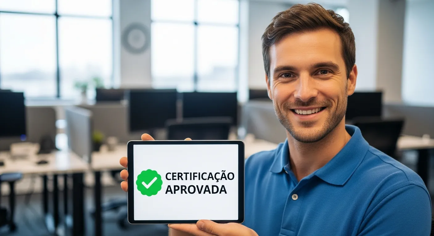 Profissional de redes com certificação