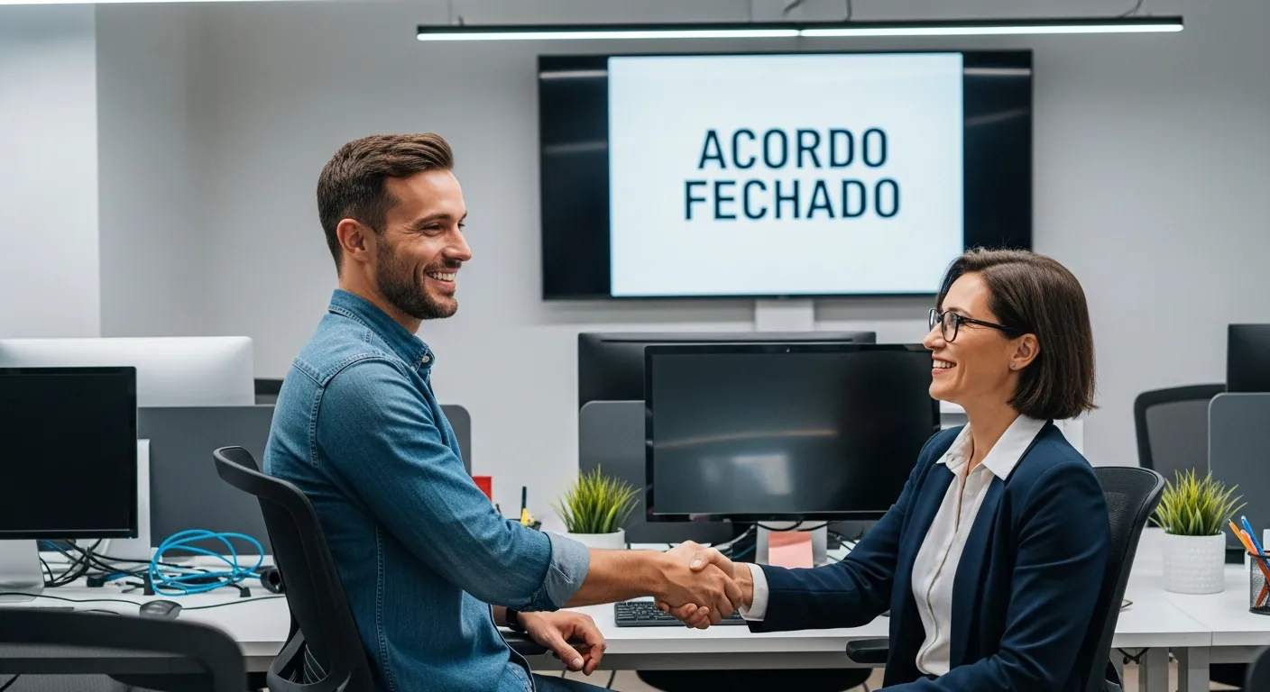 Profissional de TI negociando salario