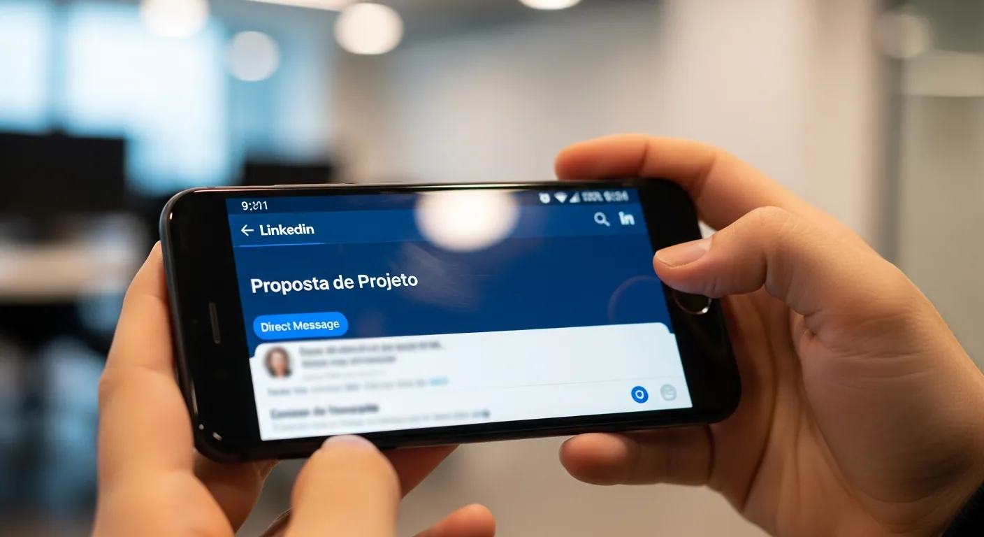 Prospecção de clientes de TI pelo LinkedIn no celular