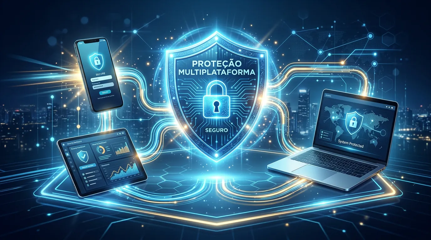 Proteção multiplataforma com antivírus pago