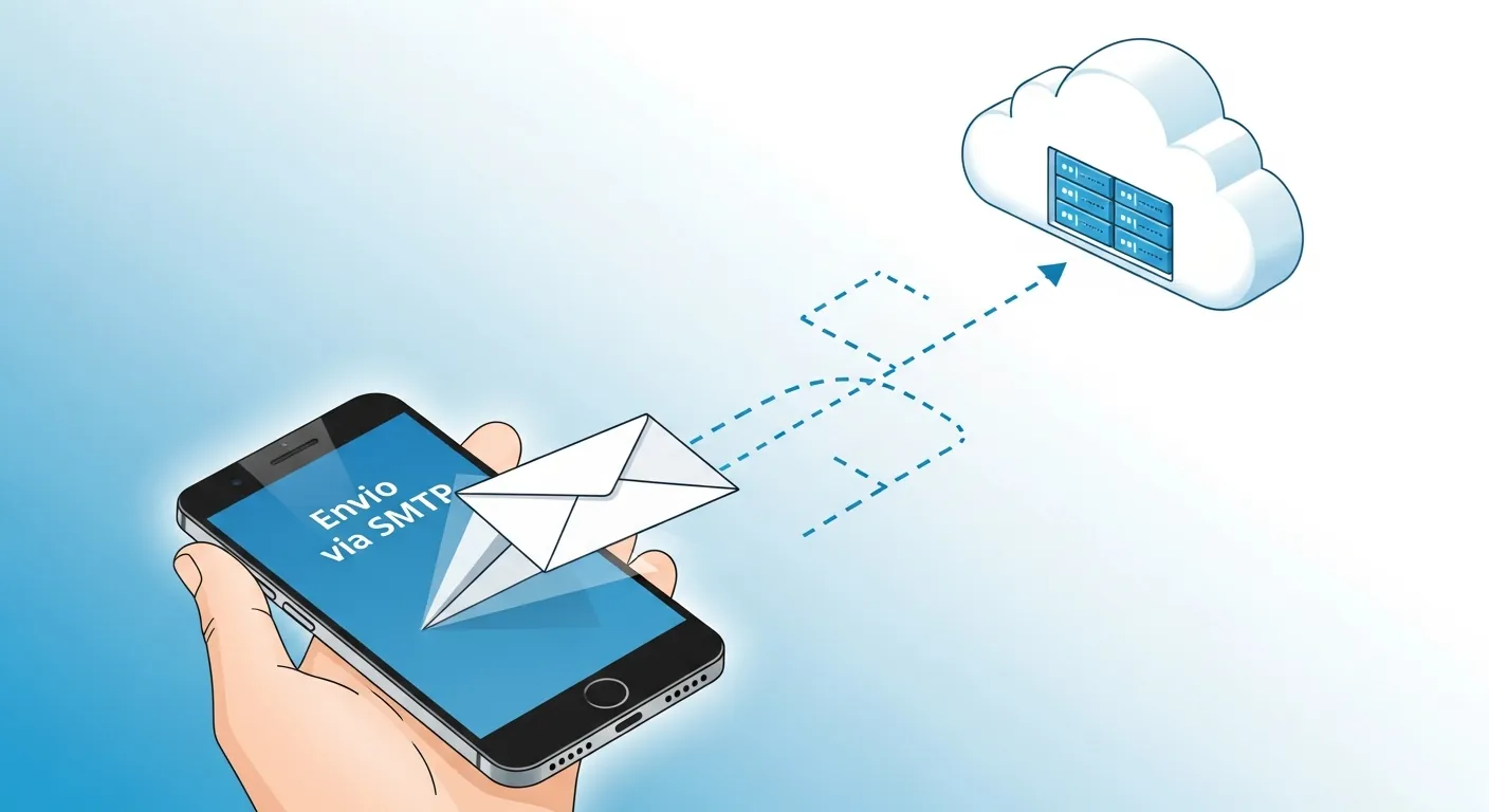 Diagrama de funcionamento do protocolo SMTP