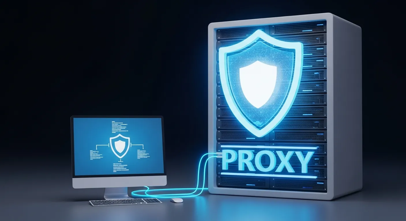 Servidor Proxy intermediando conexão