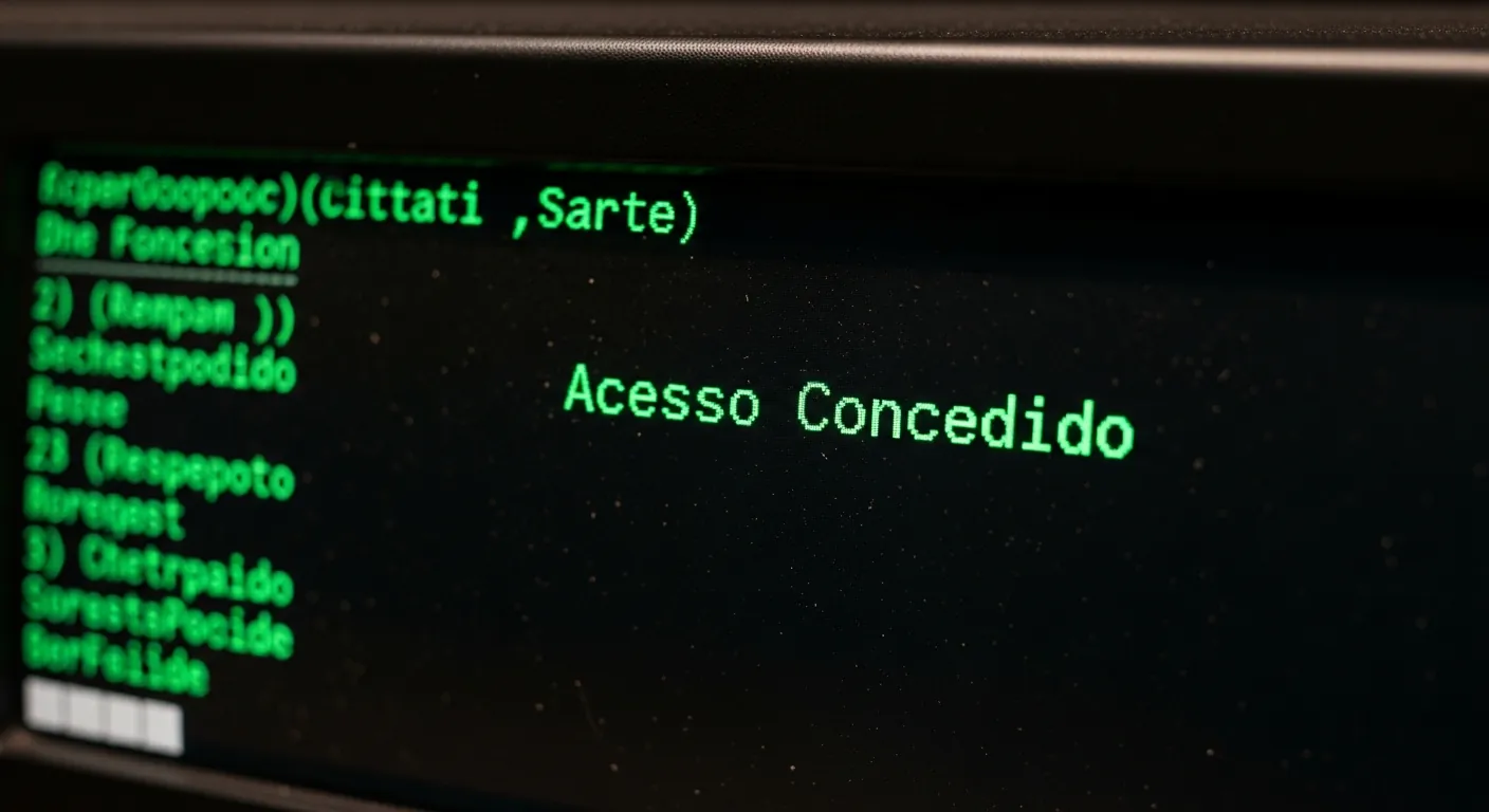 Terminal SSH mostrando conexão bem sucedida