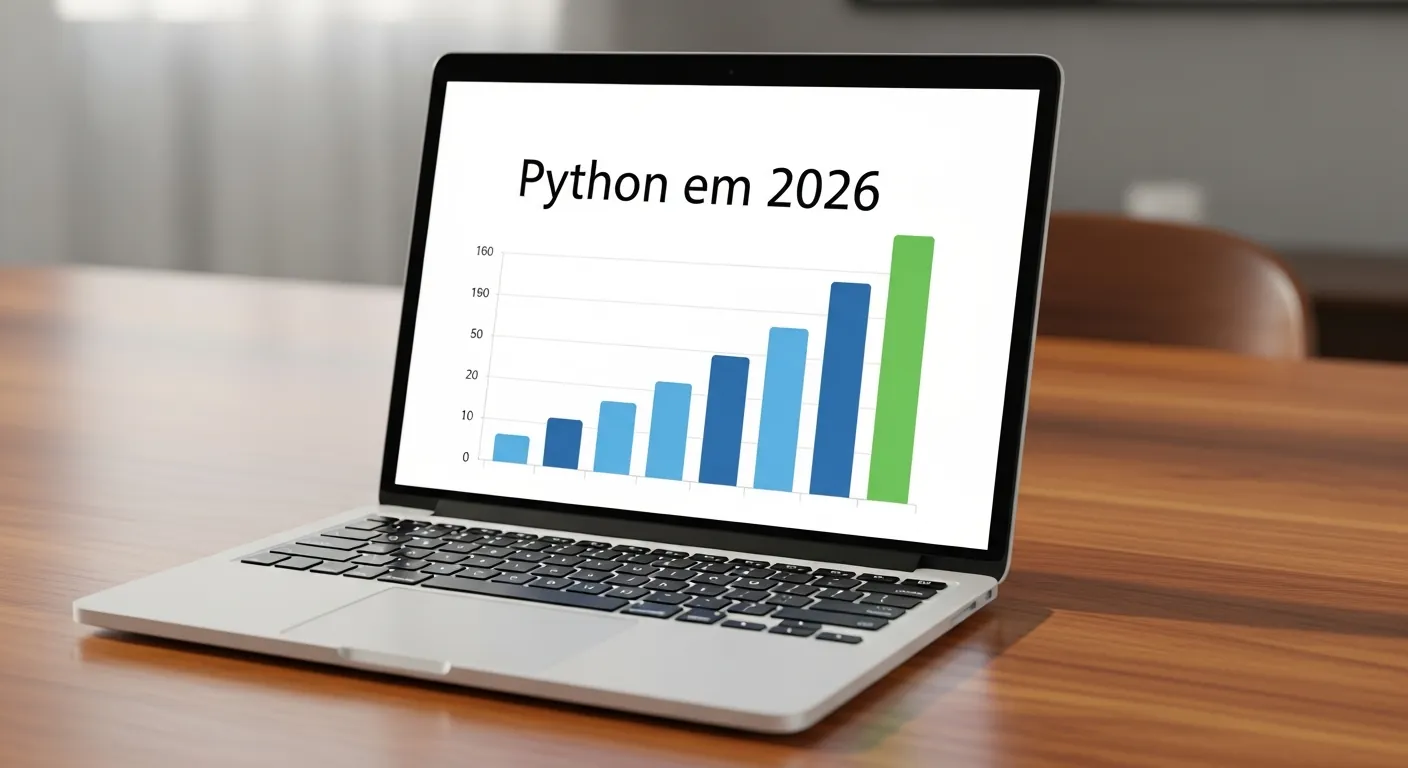 Gráfico de crescimento do Python