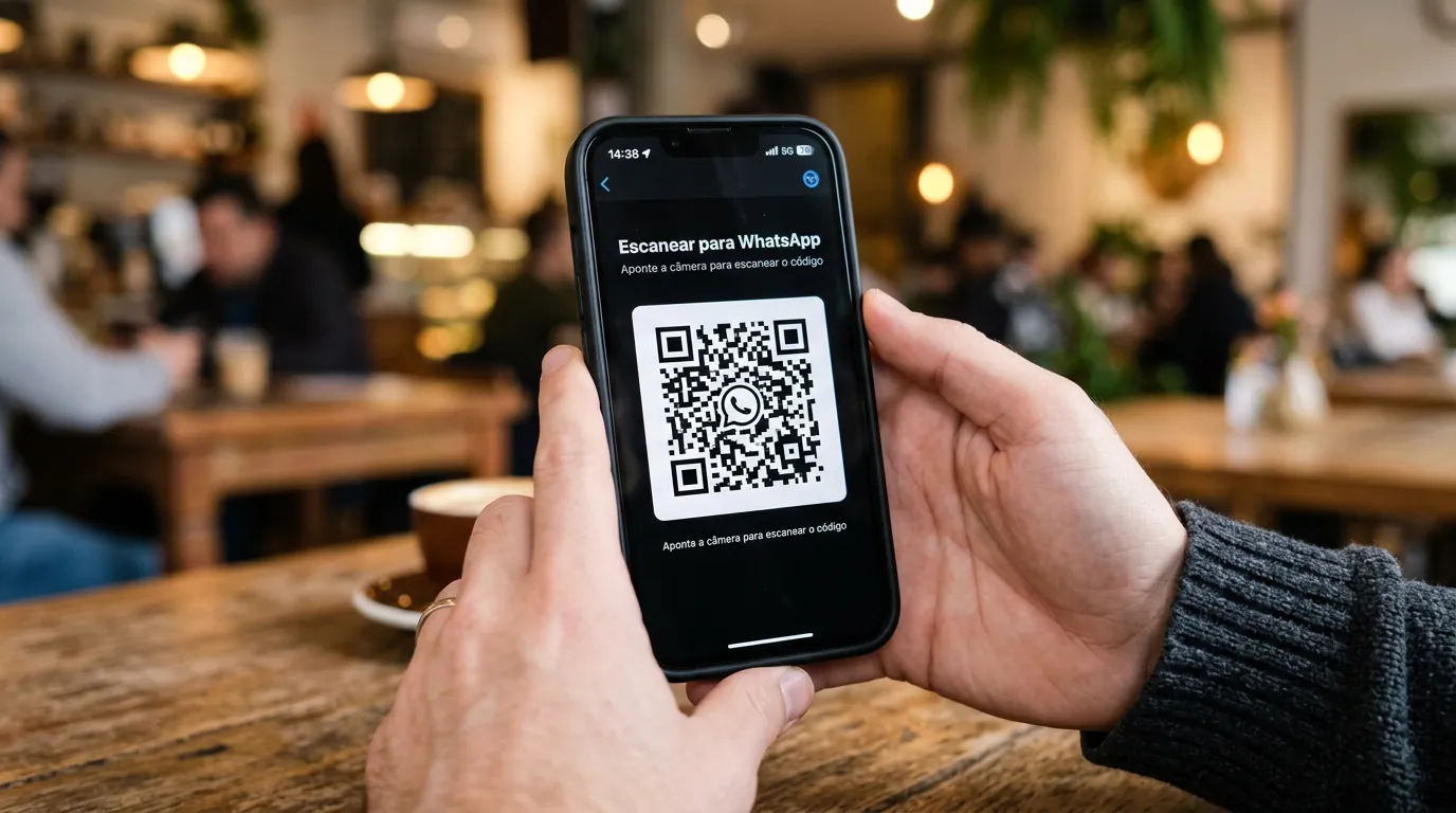 QR Code de transferência do WhatsApp