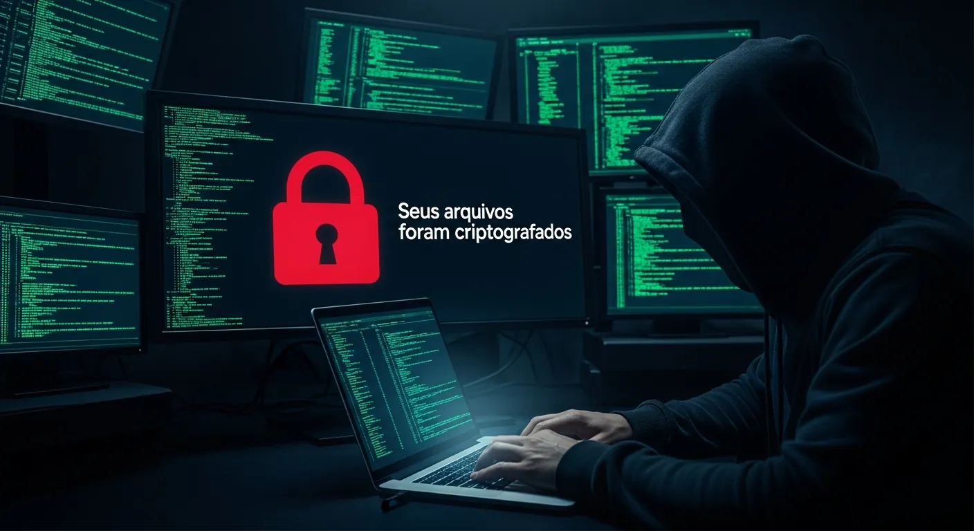 Anatomia do Ransomware Tela de Resgate