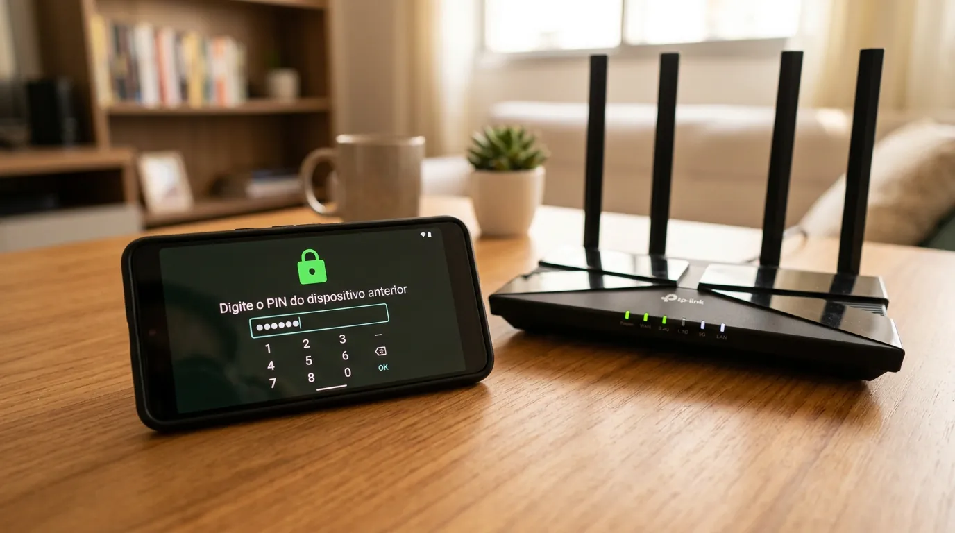 Recuperação de conta Google pelo PIN do Android antigo e Wi-Fi habitual