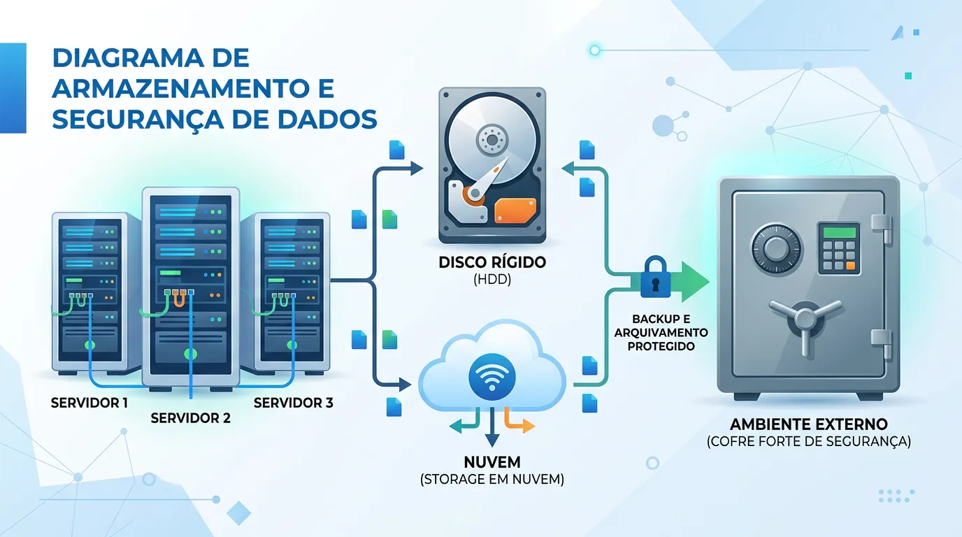Diagrama da Regra 3-2-1 de Backup Original