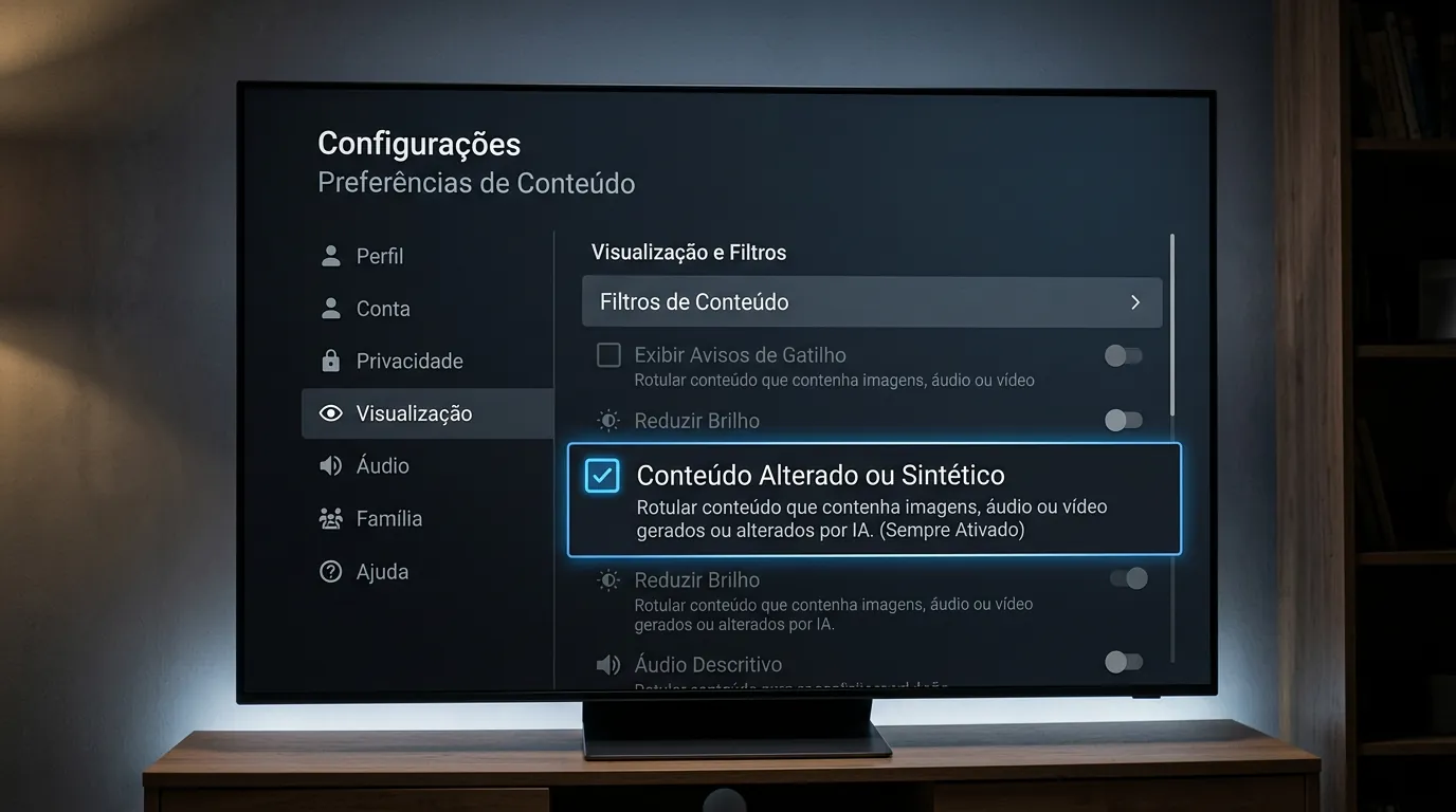 Declaração de conteúdo gerado por inteligência artificial no YouTube Studio