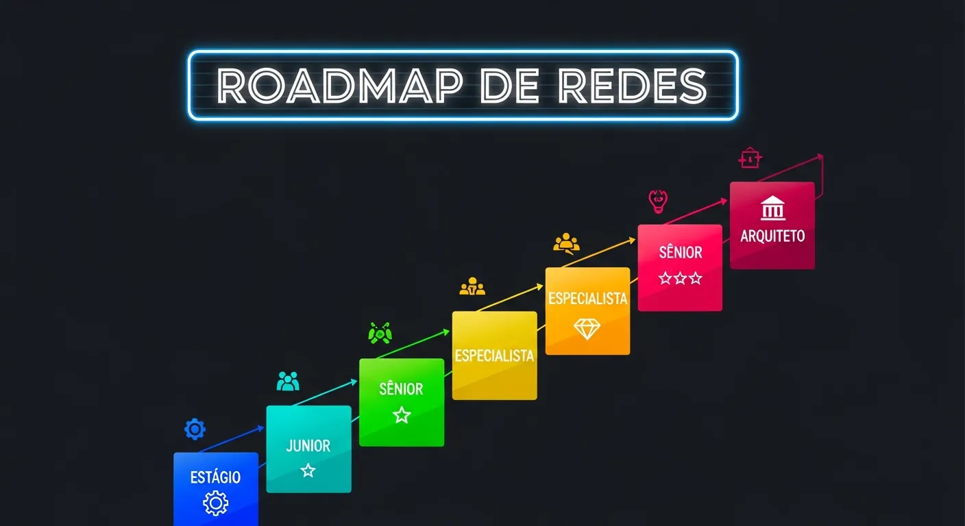 Roadmap de carreira em redes de computadores