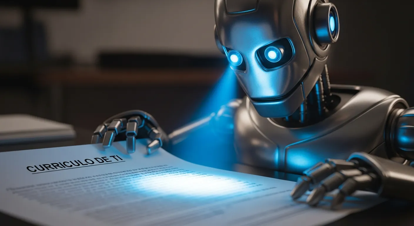 Robo ATS analisando curriculo