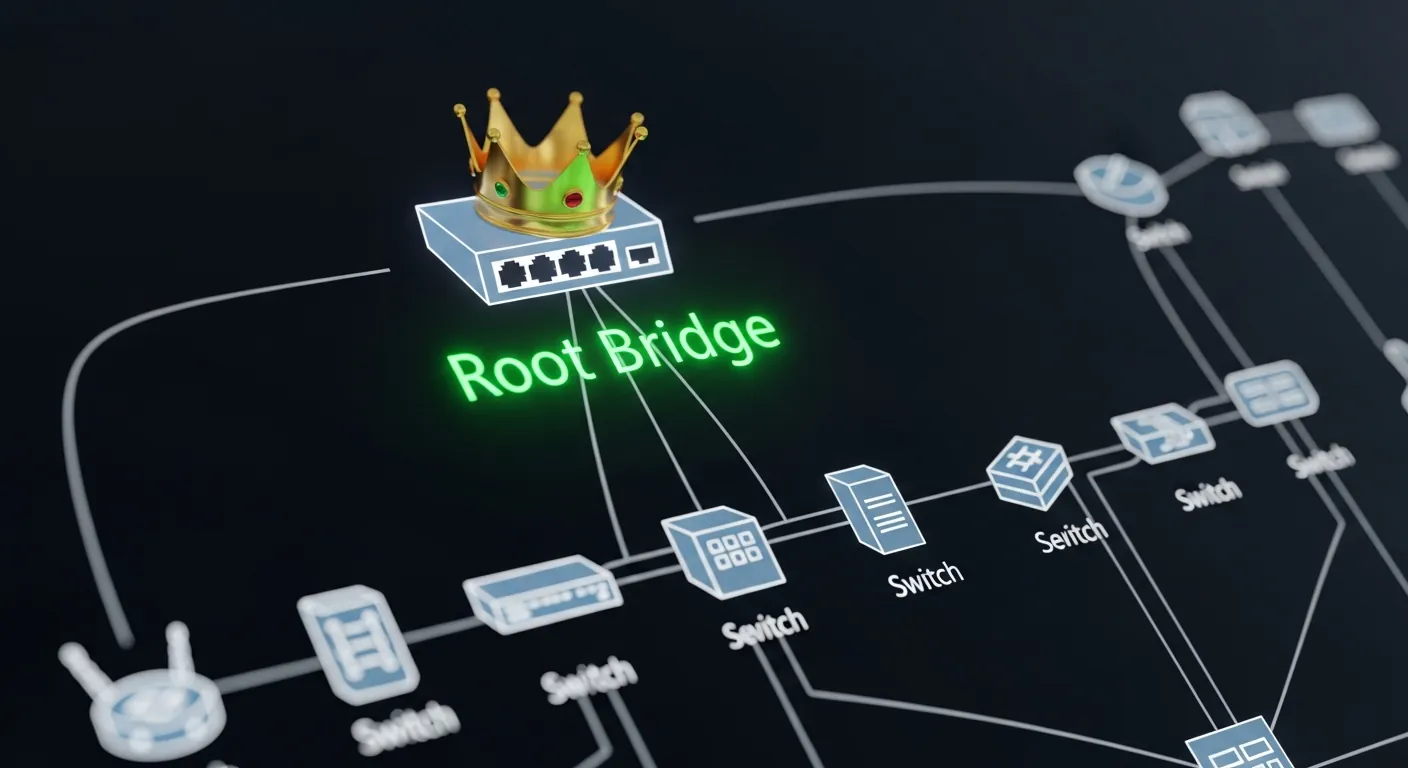 Diagrama de eleicao do Root Bridge no STP