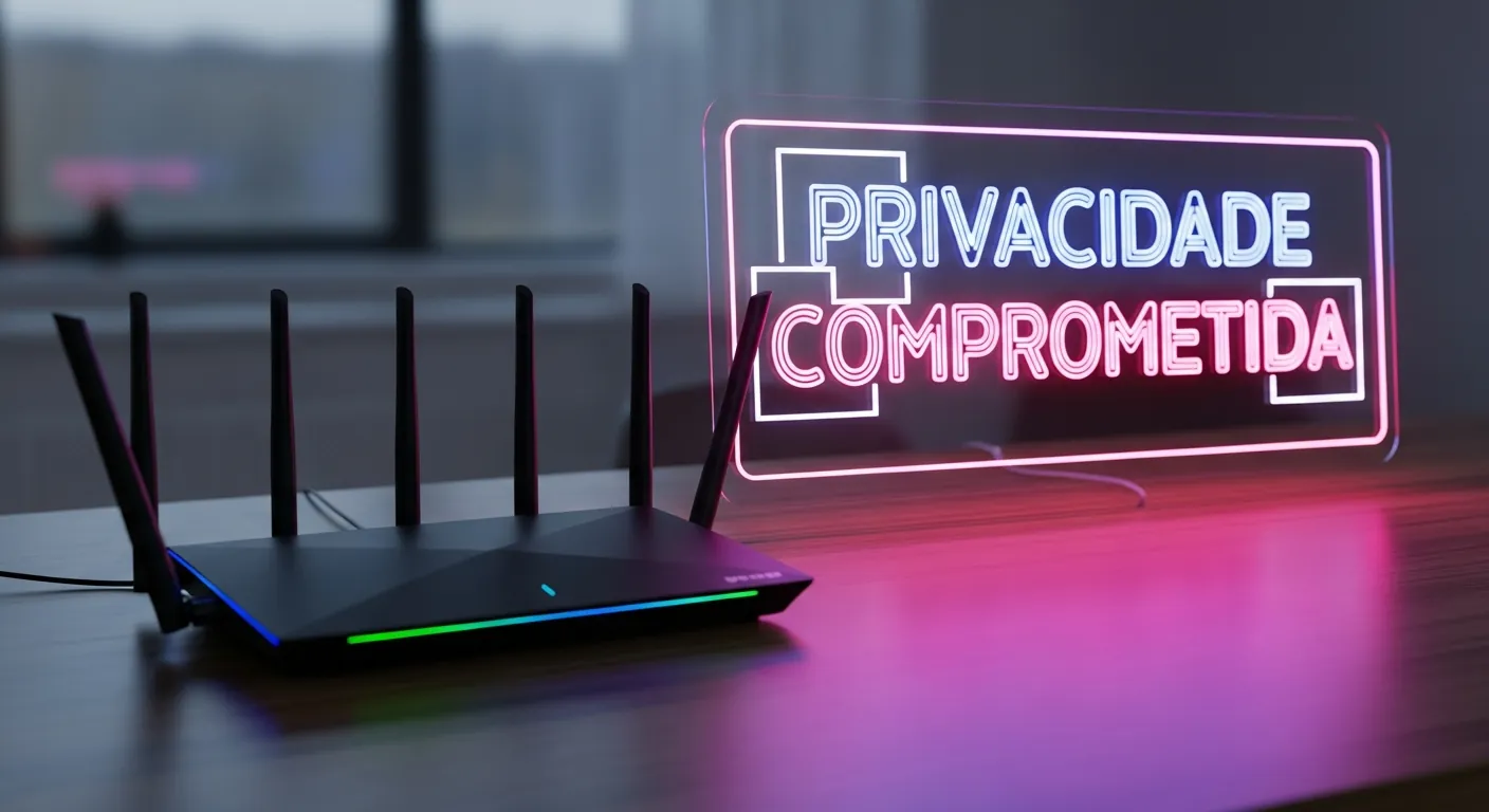 Roteador de internet e riscos de privacidade do DNS do provedor