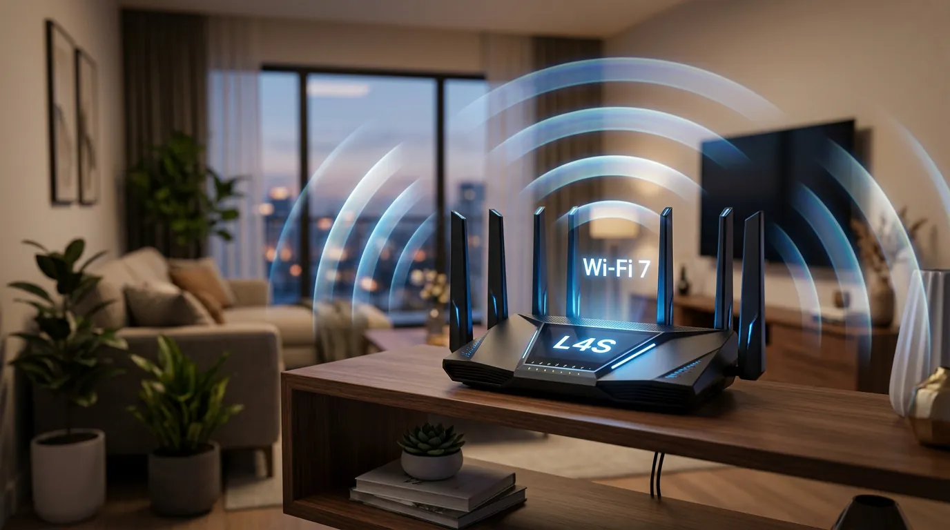 Roteador com tecnologia Wi-Fi 7 e protocolo L4S