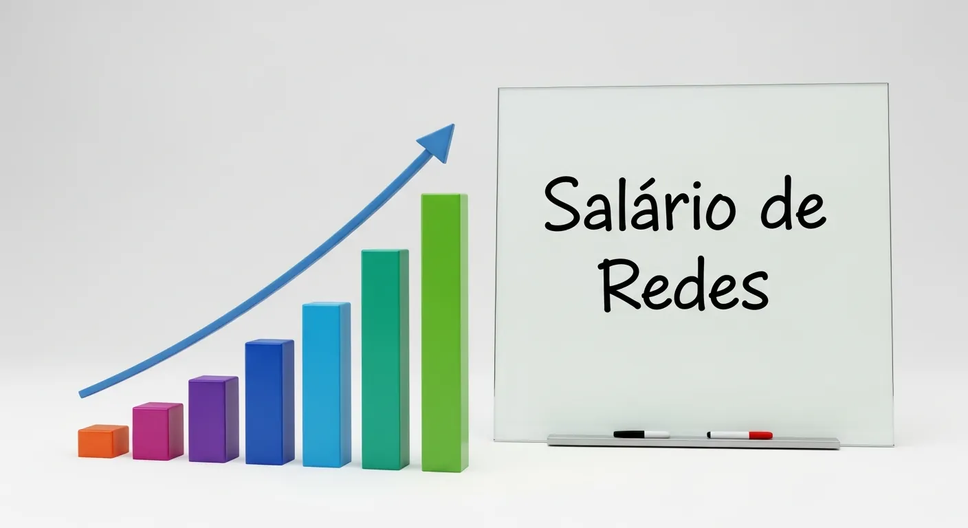 Gráfico de crescimento salarial em TI