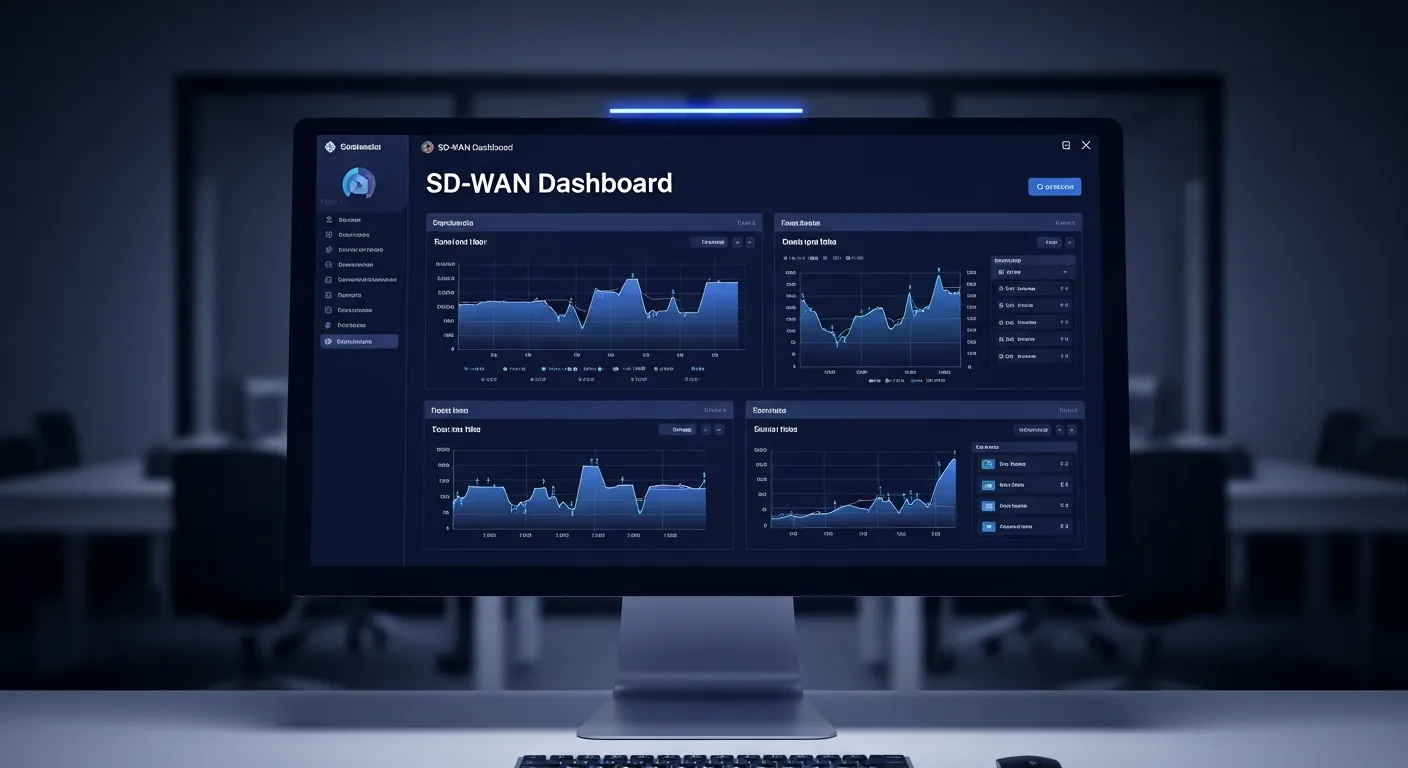 Dashboard de gerenciamento SD-WAN