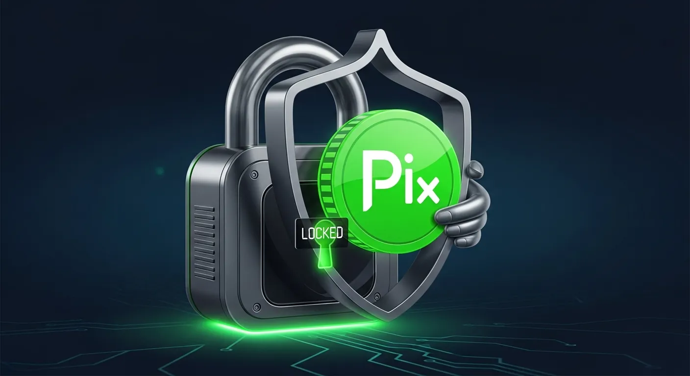 Ícone de segurança bancária e proteção de dados