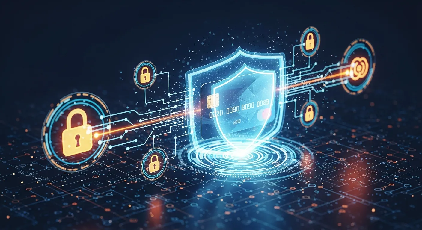 Alt: Proteção de dados financeiros e segurança de cartões