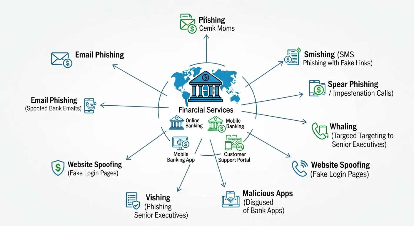 Alt Text: Vetores de ataque contra contas PayPal