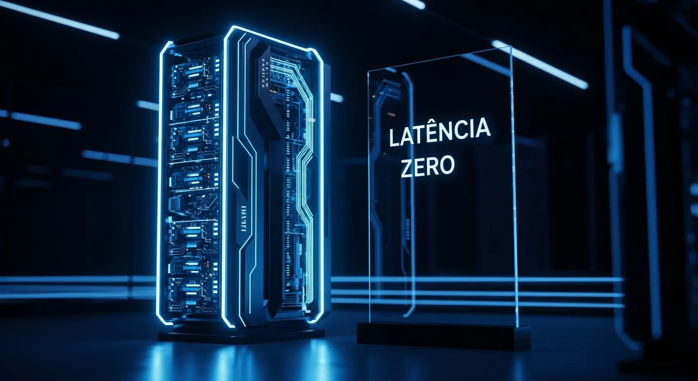 Servidor de rede futurista QUIC