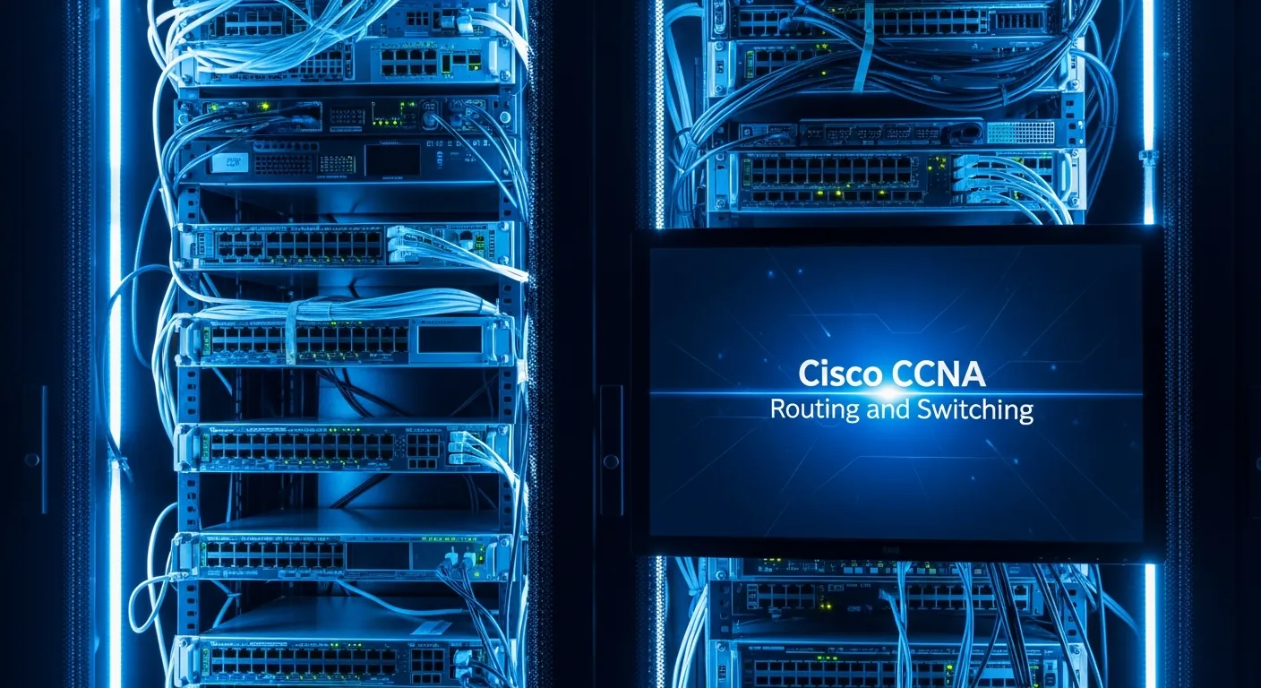 Tela de monitoramento de rede exibindo CCNA