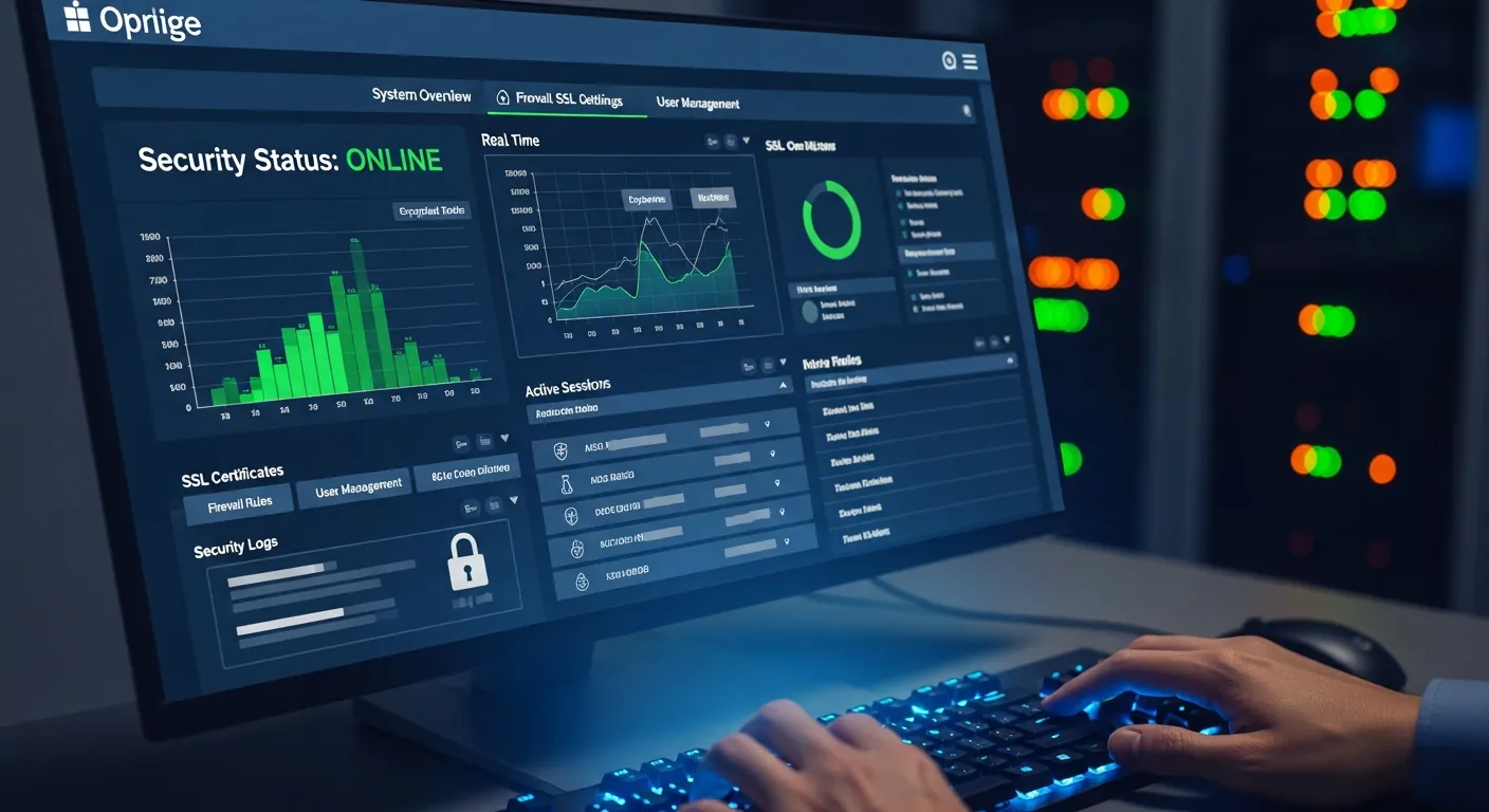 Alt Text: Configuração de servidor e monitoramento de rede