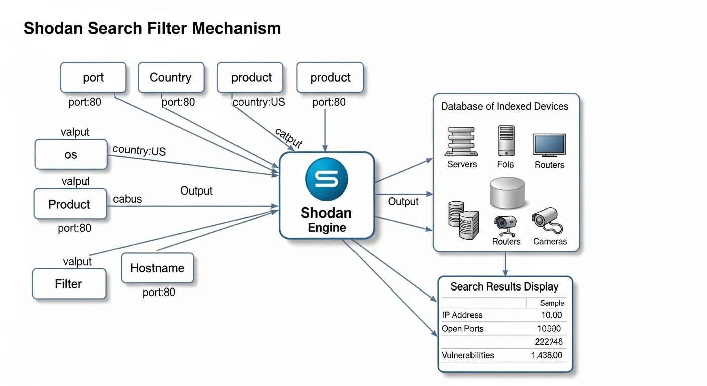 Filtros avançados do Shodan