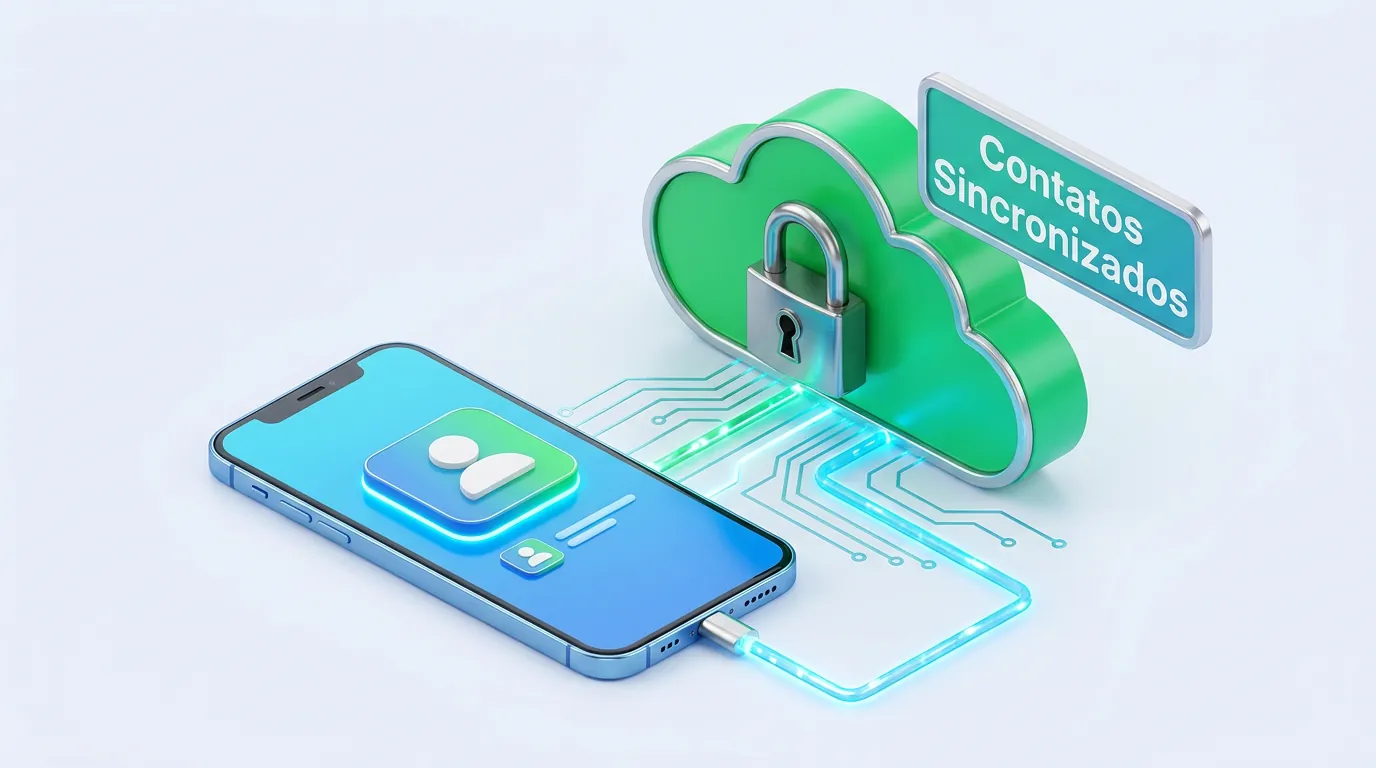 Sincronização de contatos do WhatsApp com a agenda do celular e nuvem IPLS