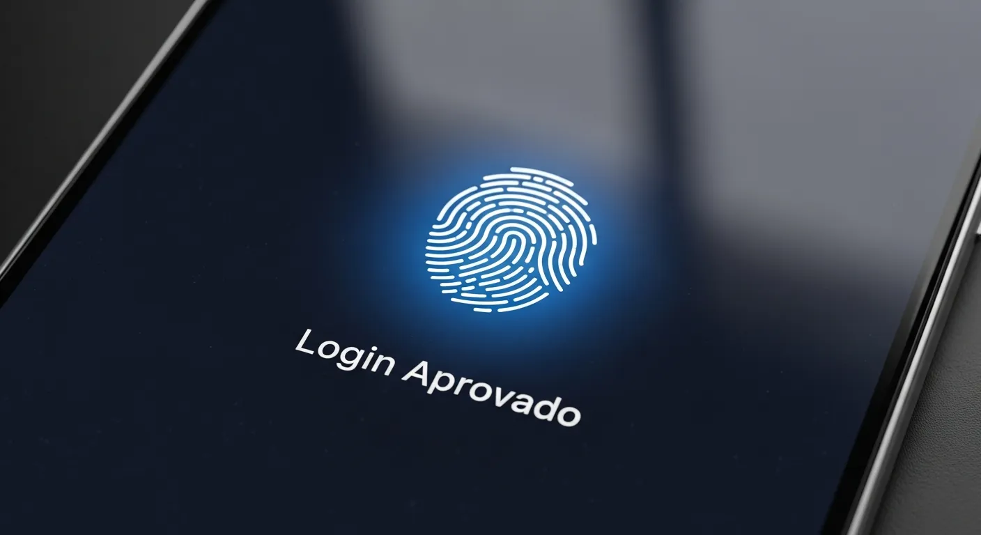 Autenticação por biometria com passkeys