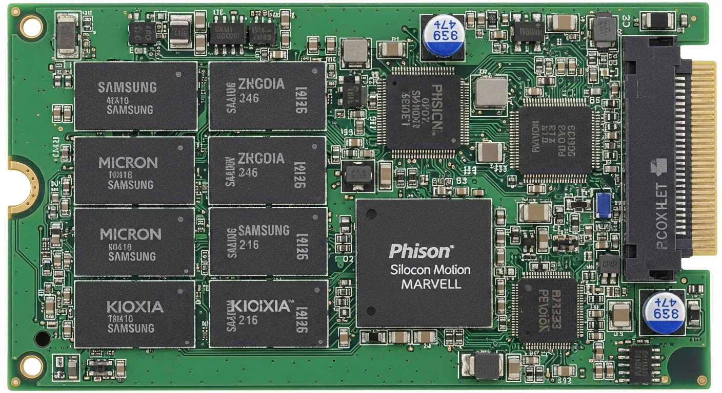 SSD falhando em bancada de manutenção