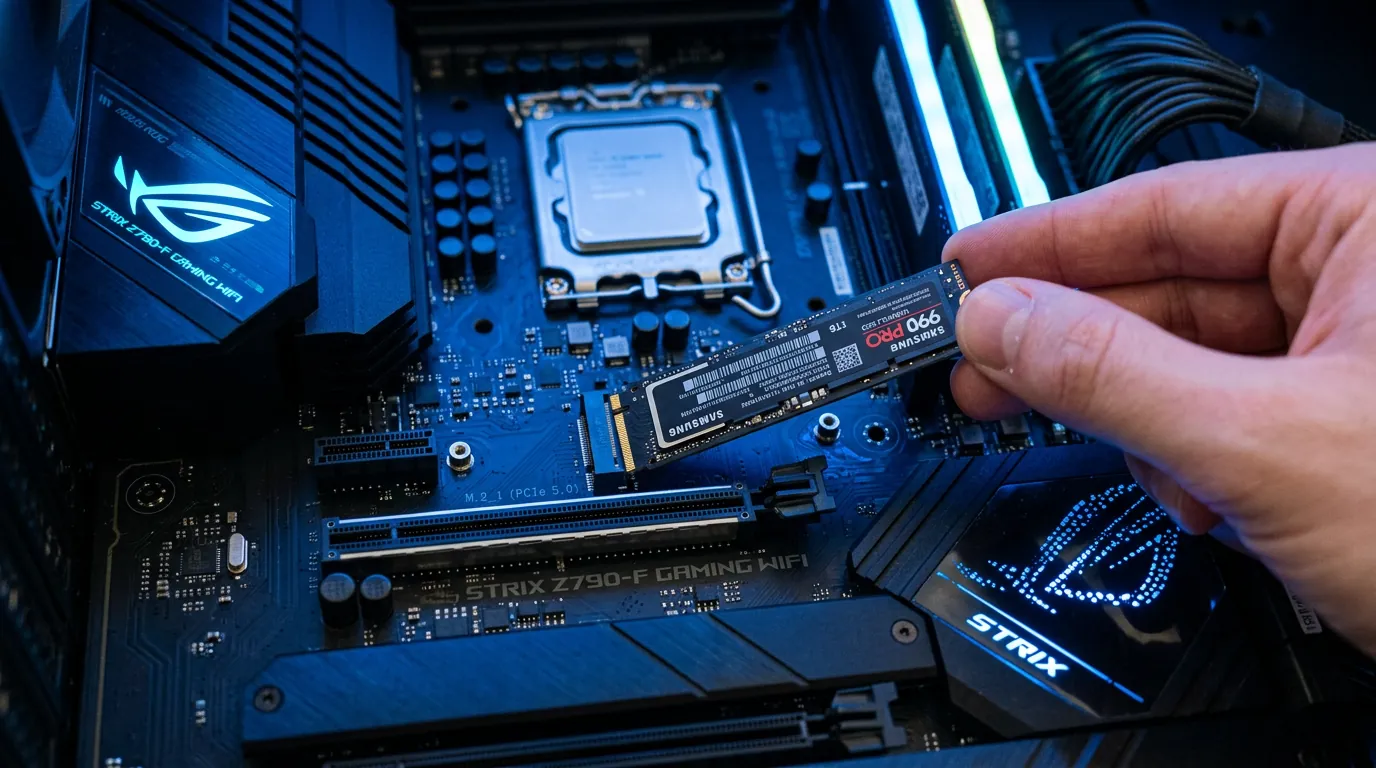 Instalação de SSD NVMe em placa-mãe para resolver computador lento