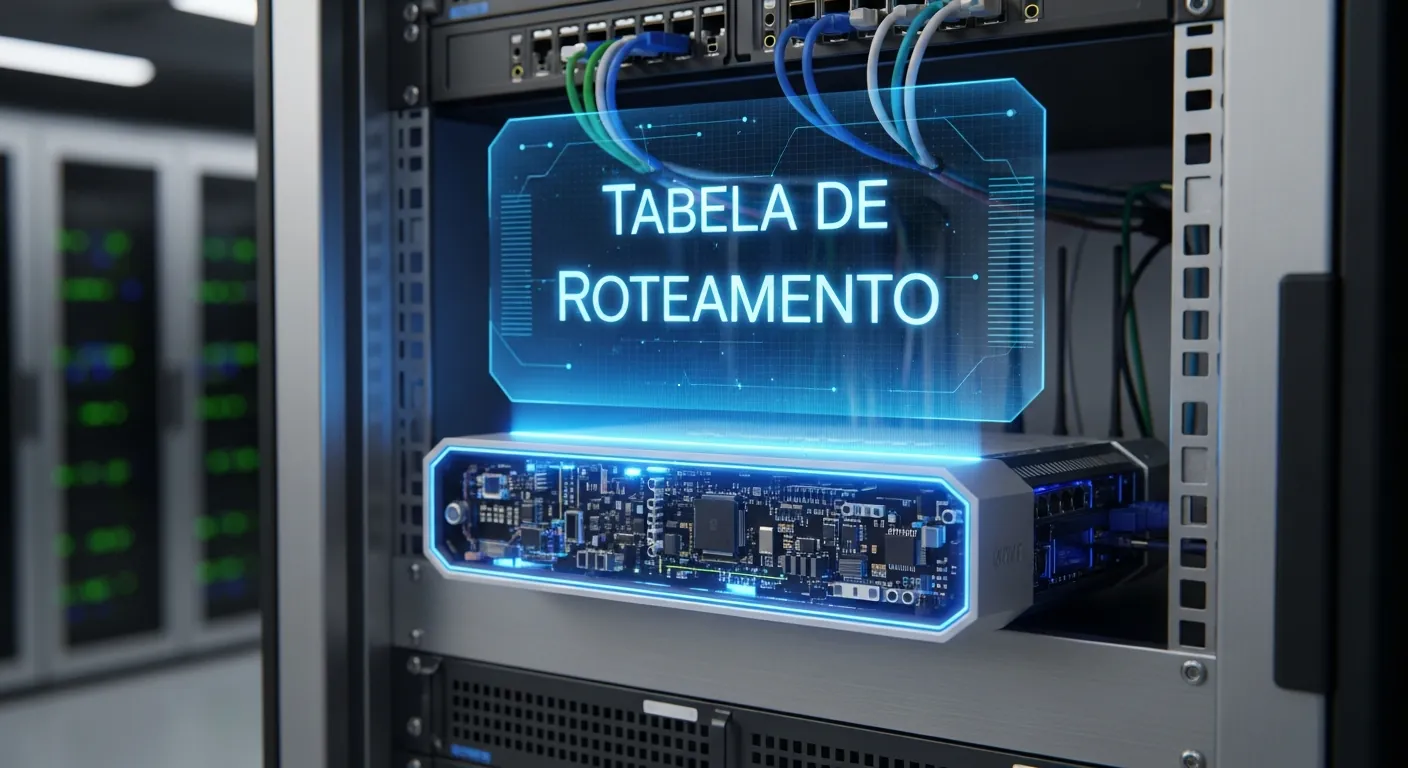 Servidor processando tabela de roteamento