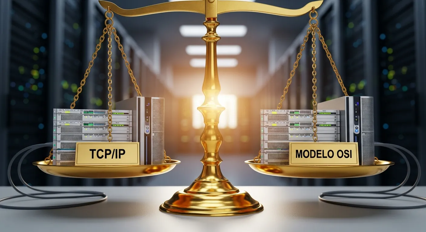 Comparacao entre modelo OSI e TCP/IP