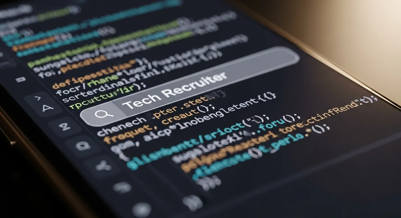 Visao do recrutador de tecnologia ao buscar candidatos