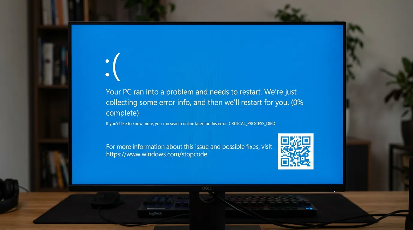 Tela Azul do Windows BSOD
