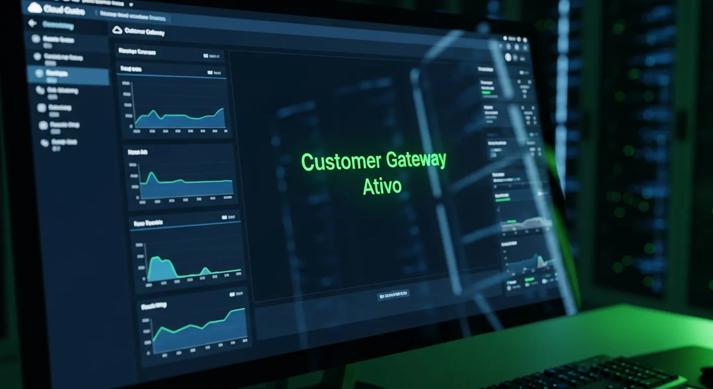 Tela de configuracao de Customer Gateway
