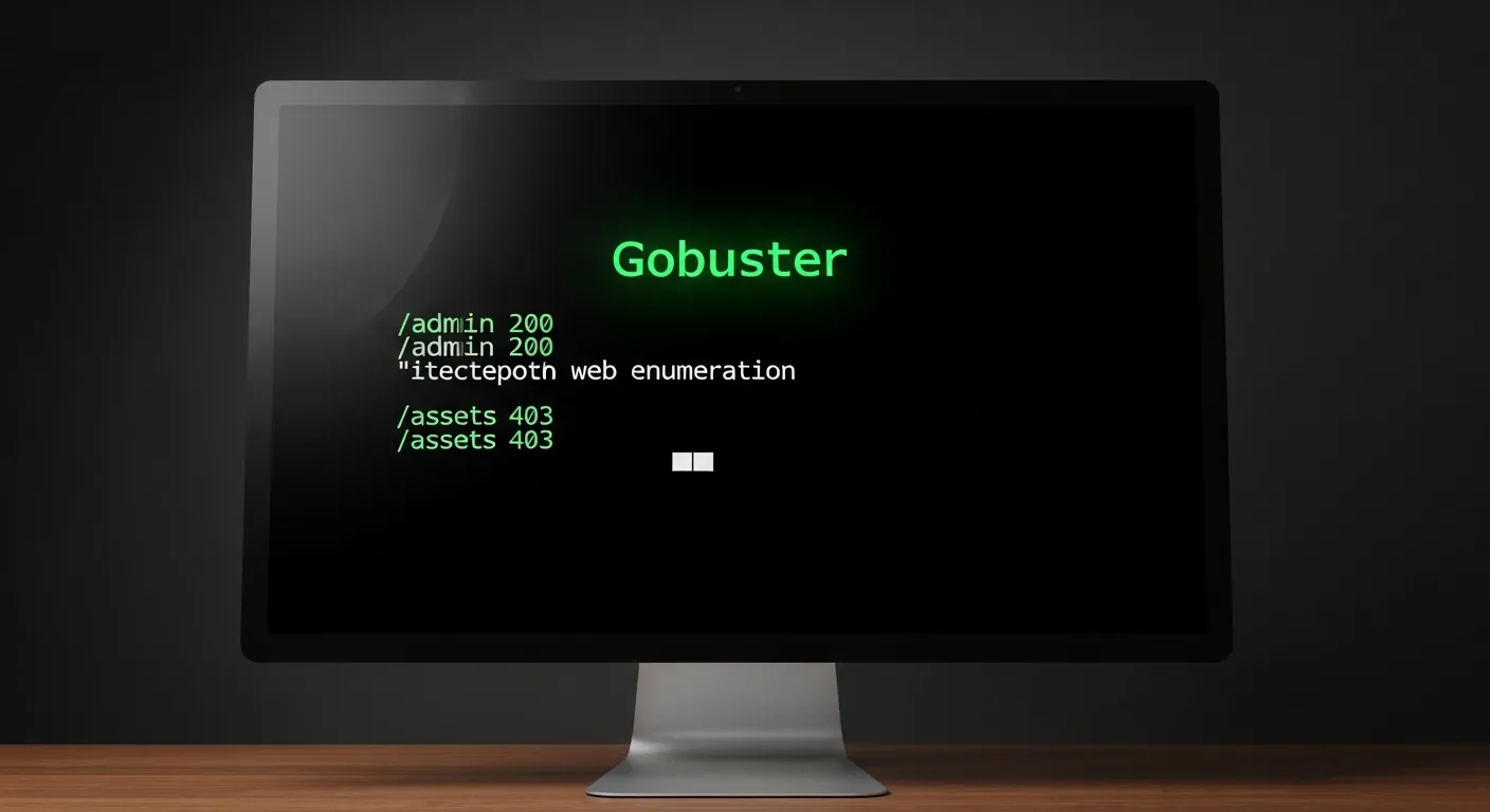 Tela de terminal rodando a ferramenta Gobuster