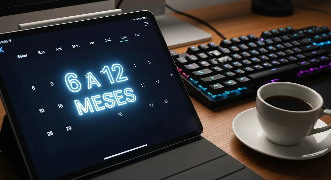 Calendario mostrando o tempo medio para conseguir emprego em TI