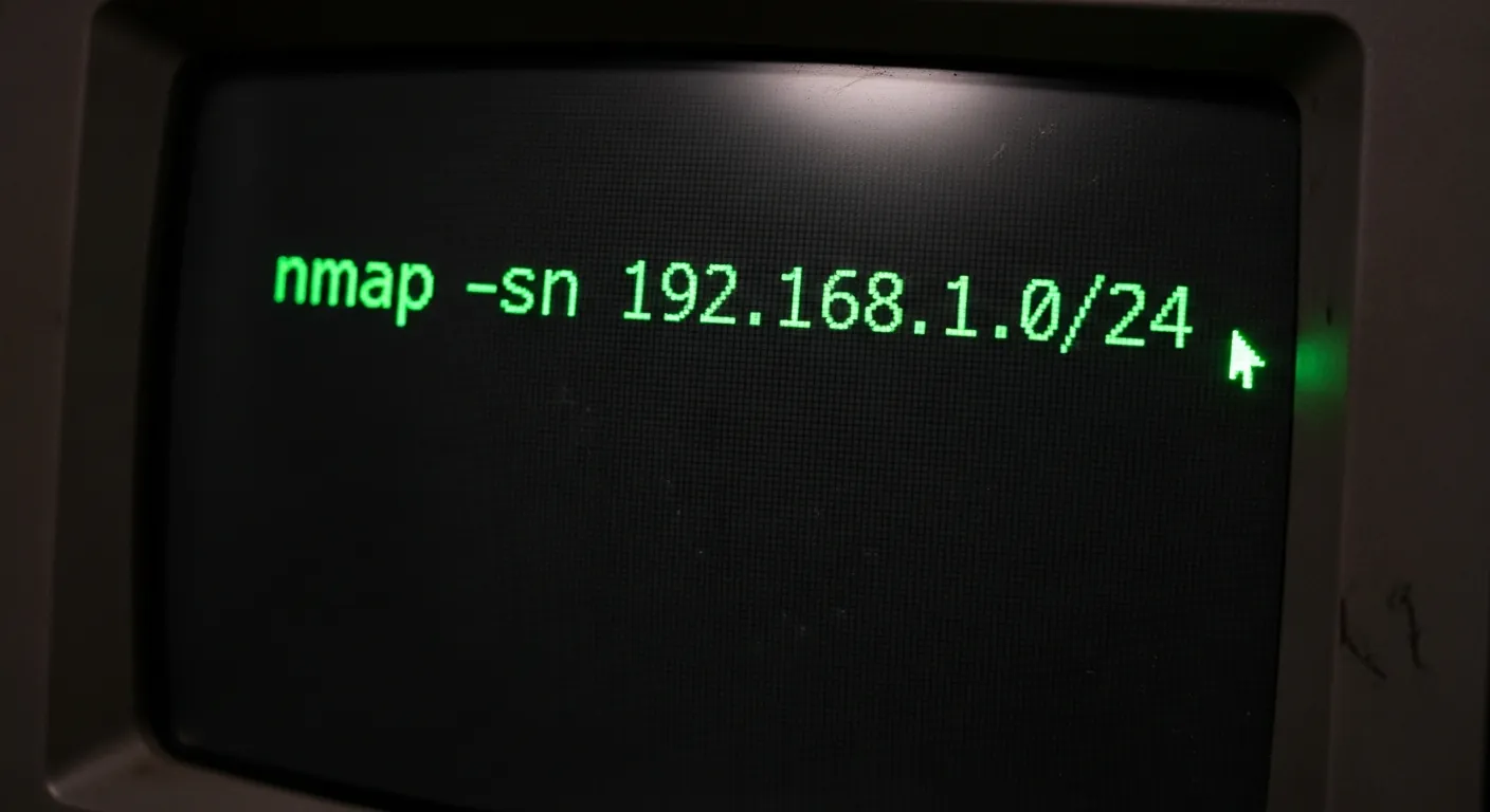 Terminal rodando comando Nmap