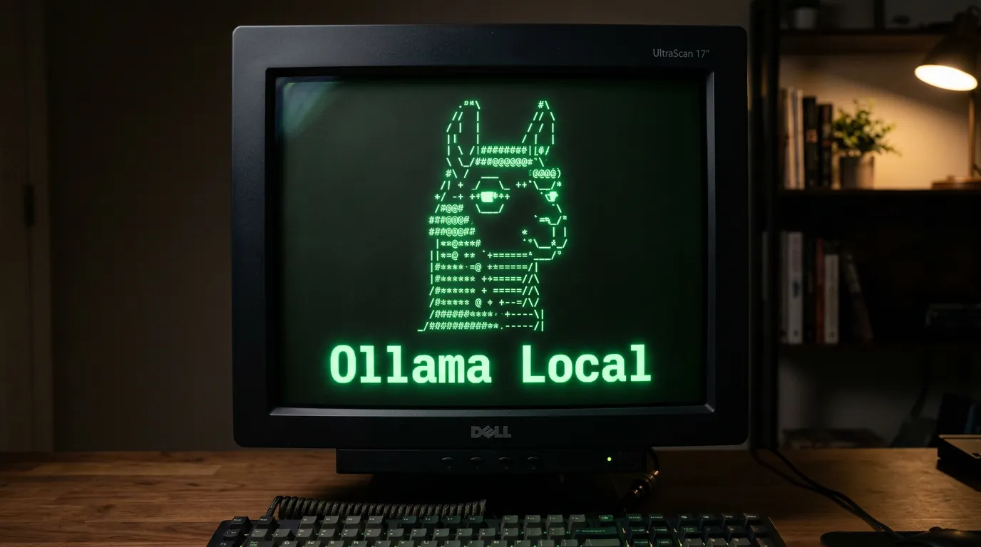Terminal executando o Ollama