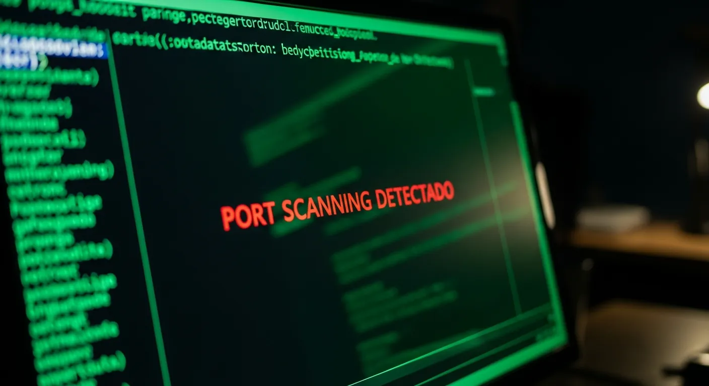 Terminal de detecção de port scanning