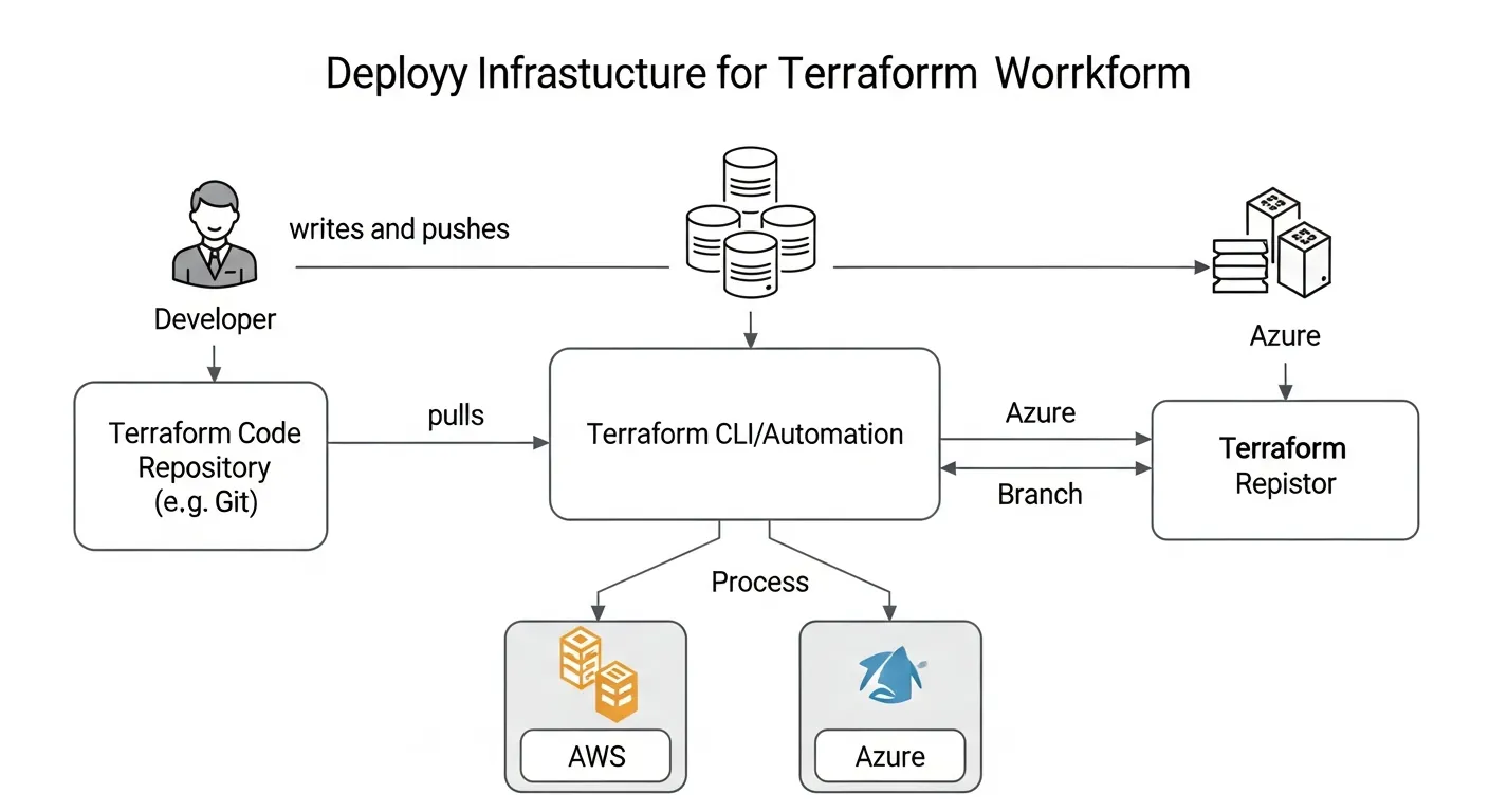 Fluxo de trabalho de Infraestrutura como Código com Terraform