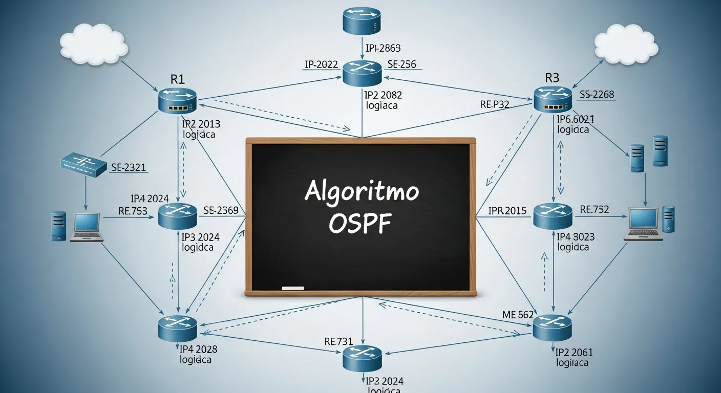 Diagrama de topologia OSPF