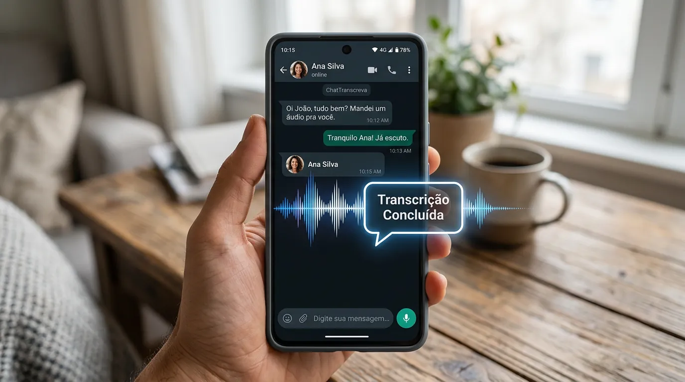 Como transcrever áudio em texto no WhatsApp e celular