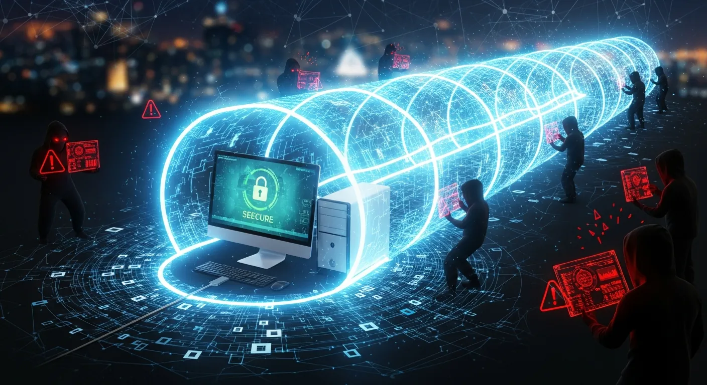 Como funciona o túnel criptografado de uma VPN