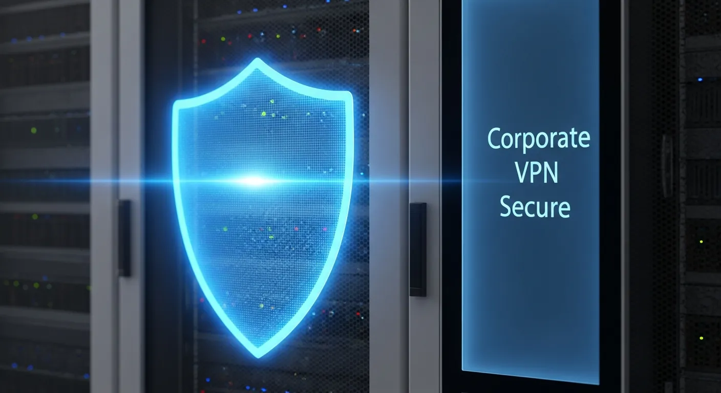 Servidor protegido por VPN corporativa